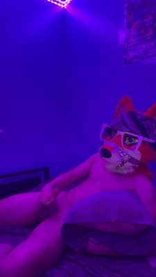 Just a pent up doggy playing with himself