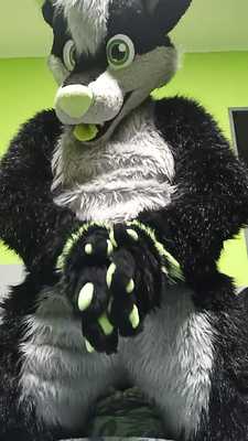 Horny wolf gets some relief