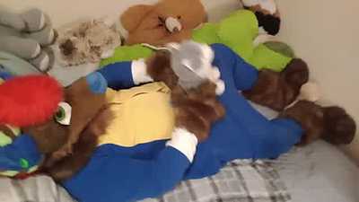fursuiter fucks modified plushie and cums