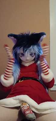 Lightning masturbating in her new outfit 