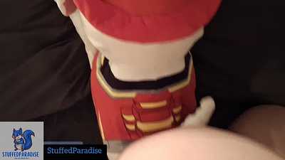 Stuffed Marshall tastes me and gets fucked afterwards