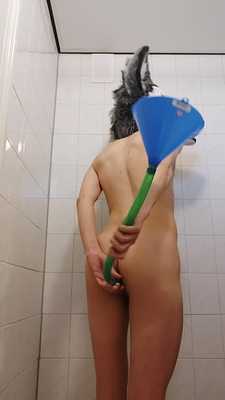 Playing with my own piss and cum