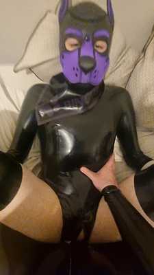 Look at him being a good boy 