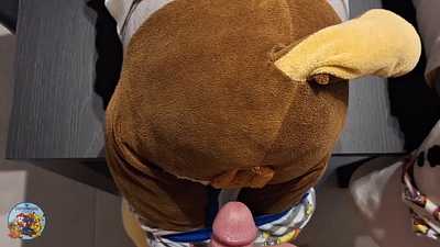 Love, passion and a good assfuck for stuffed Chase and Marshall 