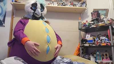 Prost Having some balloon onesie inflation fun