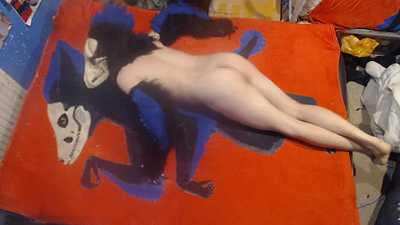 fucking my SPH sona air bed and claw play