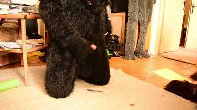 Werewolf piss and cumshot