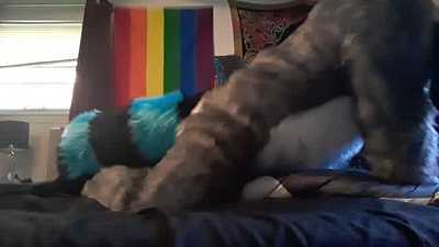 Moto humping Duke fleshlight