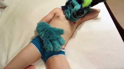 Blue Underwear Fun