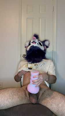 Busting a quick load with Bad Dragon JT