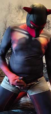 Thirsty puppy needs a drink