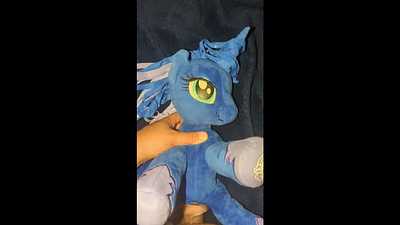 Luna and Fluttershy three way