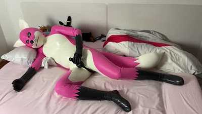 He woke up as a pink fox