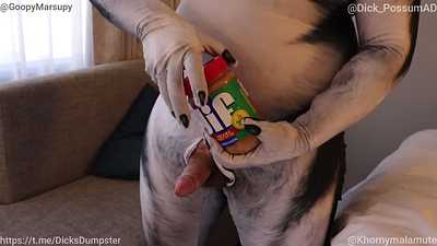 Possum and Dog make a Dick Sandwich