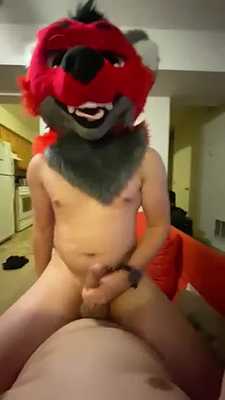 Fox rides and cums on partner 