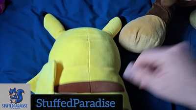 Deep love with Stuffed Pikachu and Chase 