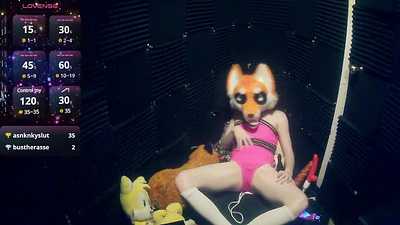 FoxieHikari Gets Blasted on Webcam