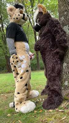 Getting Marked by a Sexy Cheetah out in Nature