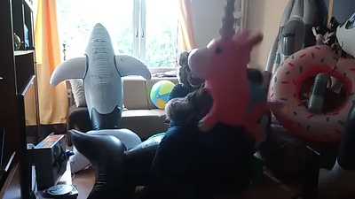 deflating some toys