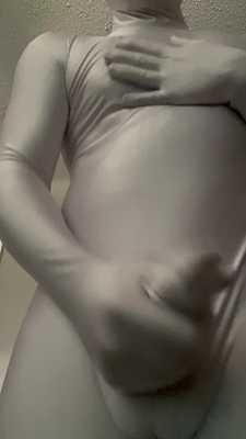 Zentai creamy POV