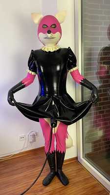 Rubber Fox Maid Milking