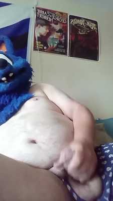 Naughty blue wolf