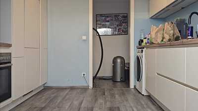 Fat bulged twink cleans Kitchen Part 1