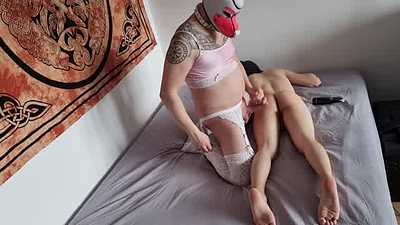 twink puppy being fucked by a femboi one