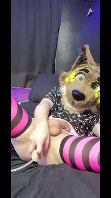 A Horny Femboy Wolf