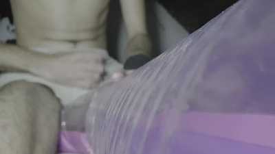 Horny yeen vs inflantable mat