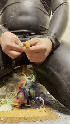 Catheter and pony tail