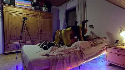 ​"Am I a good Kitty Toy?" – Reekey asks, while Buddy puts his Good Boy