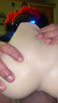 Proto cums in his ass toy