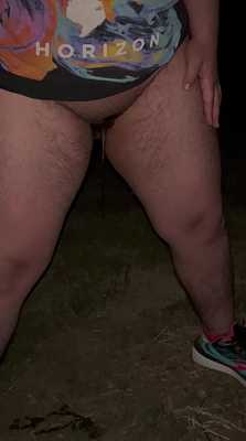 Saber Pissing Outside 