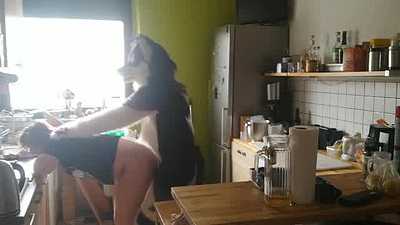 Continueing our fucksession in the kitchen~