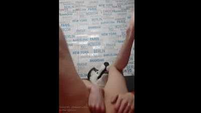Femboy Husky fisting himself