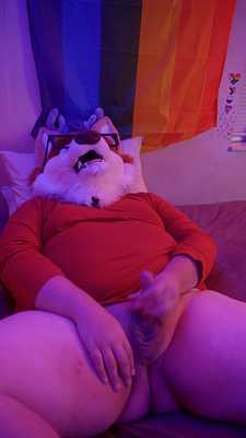 A Horny Deer-Fox needed to Rub one out, thinking about you