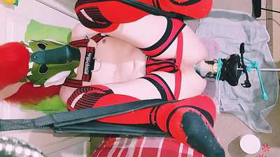 Dragon takes XL Horse on machine