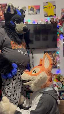 That big bad wolf needed to realease himself on that cute fox muzzle