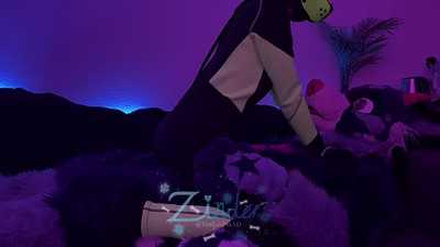 Puppy twink rides, gets pounded and gets filled up good by a big fox!~