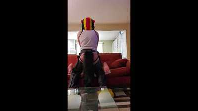 Inferno humping a puppy