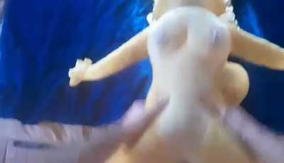 POV bulge in her belly