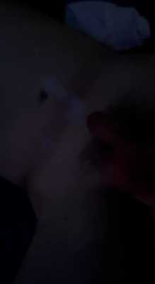 Daddy showers me with his puppies 