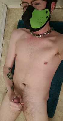 Neon Pup gets sticky~