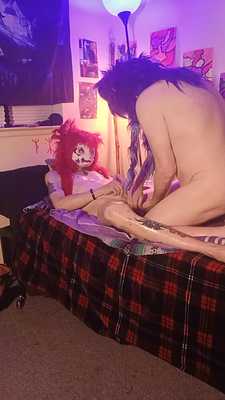 Sora and Tristian do nude baby oil foreplay