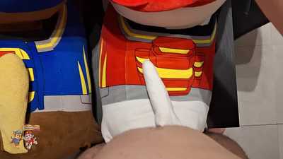 Trio assfuck with Zuma Chase and Marshall 