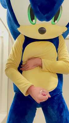 Sonic cums some more. [old]