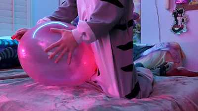 Jamie Plays with a Balloon