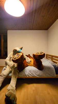 Lasky & Flippy in "What a Slutty Lion"