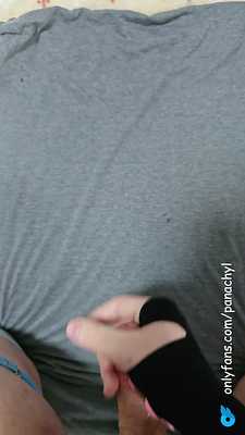 The little femboy is playing with his paws~ 🐾🍆